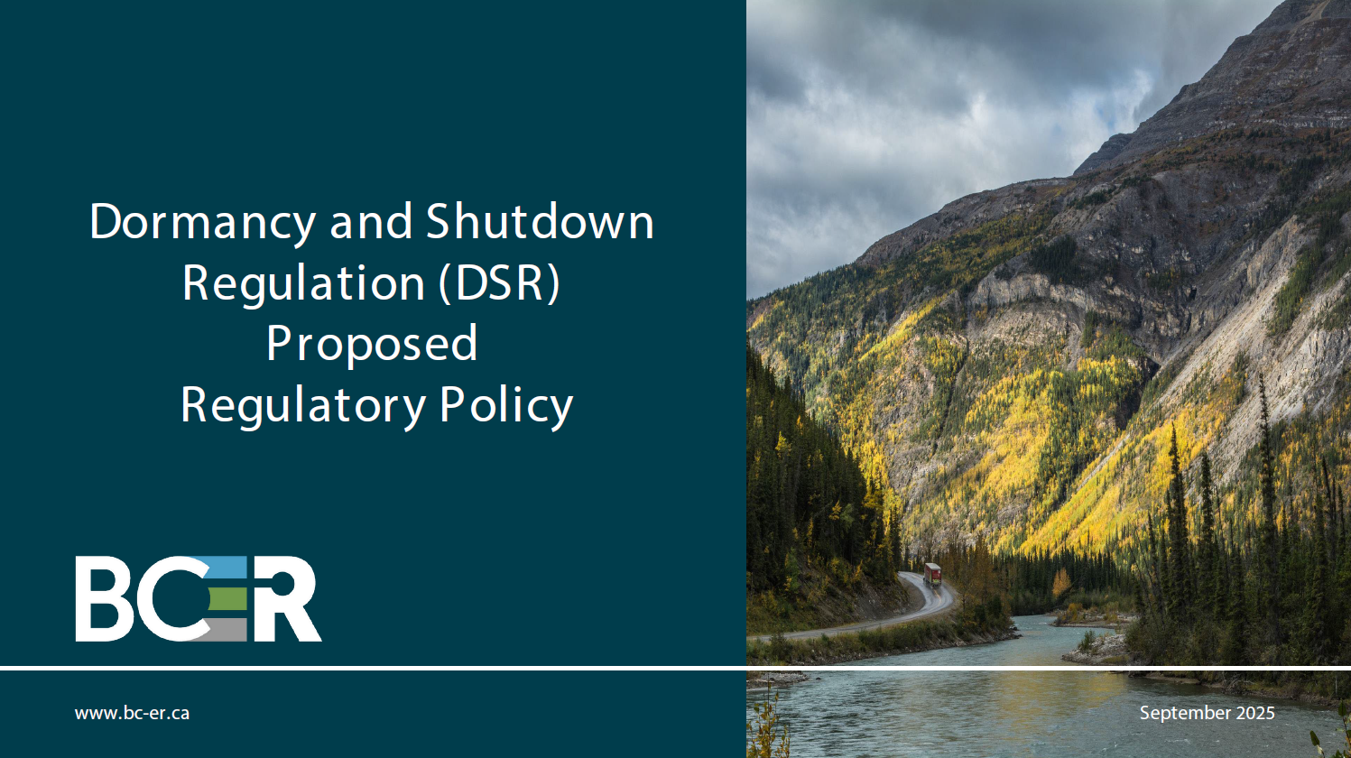 DSR proposed changes Sept 2025