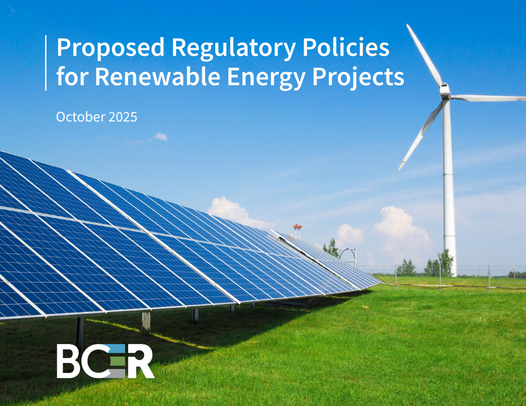 Proposed Regulatory Policies for Renewables October 2025