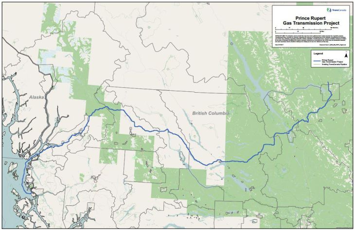 PRGT pipeline route