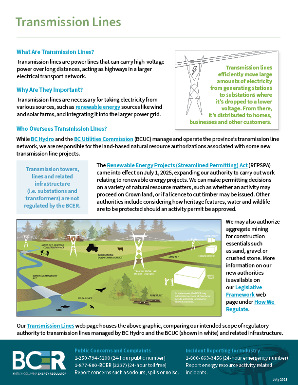 Transmission Lines Fact Sheet thumbnail